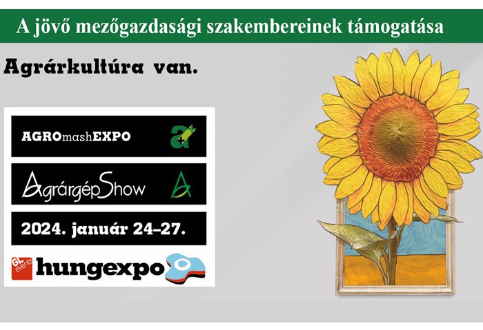 Szakiskolai belépés támogatása az AGROmashEXPO+AgrárgépShow rendezvényen!